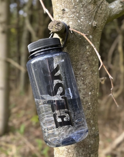 Elsk - Nalgene 1L Wide Mouth Bottle - Smoke Grey/ Black